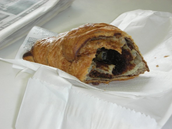 Croissant with Chocolate Filling